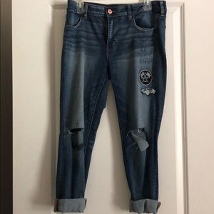 FUN American Eagle Cropped Jeans Size 14